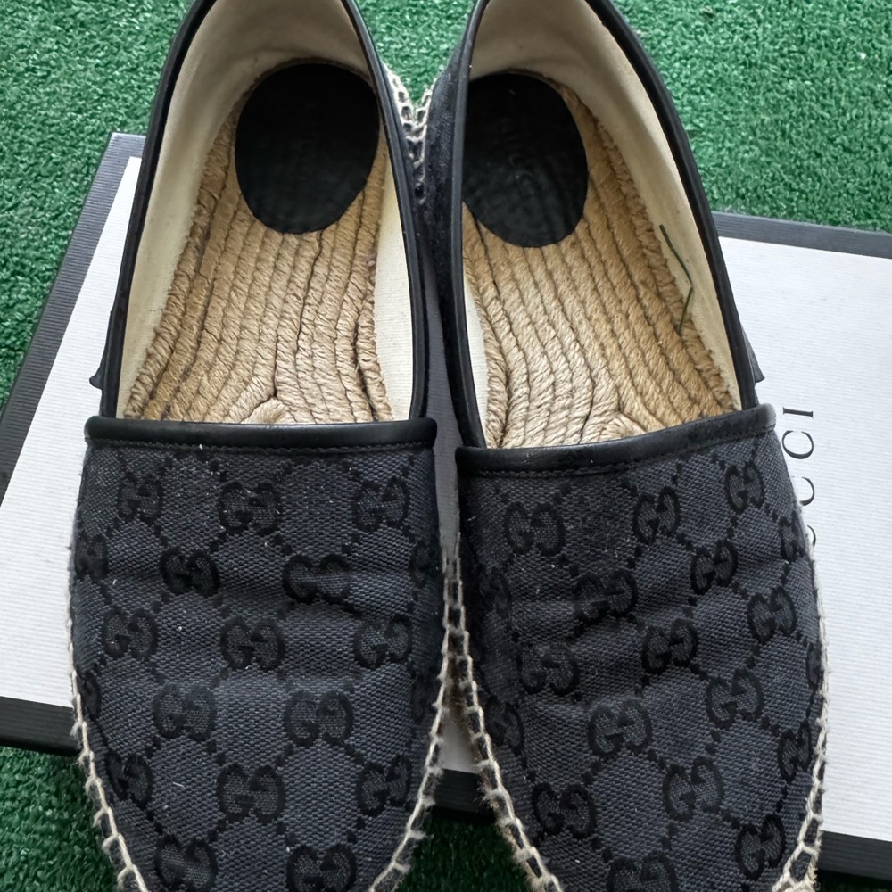 Gucci Black Loafers Slip-On Luxury